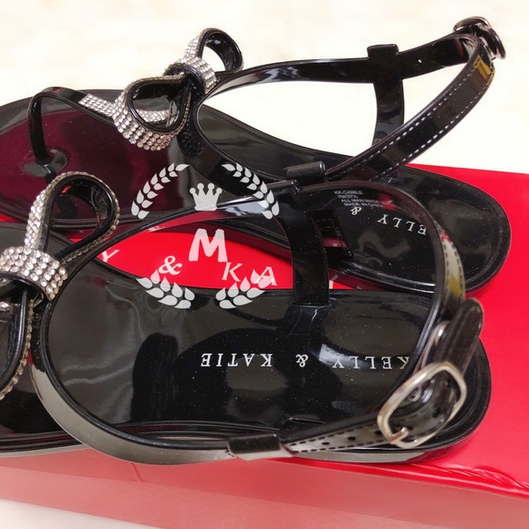 KELLY & KATIE WOMEN CAMILE JELLY BOW SANDAL - Picture 7 of 9